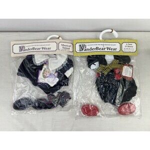 Lot Of 2 Muffy VanderBear Wear Doll‎ Clothes A TASTE O’ HONEY & Musical Soiree